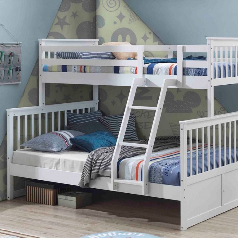 Seattle Singer over Double White Bunk Bed Bunk Beds Australia